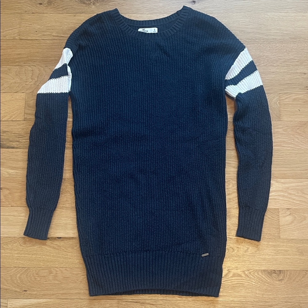 Hollister Dark Blue Crewneck Sweater Dress